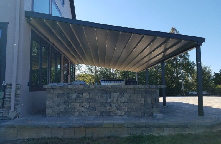 pergola with canopy