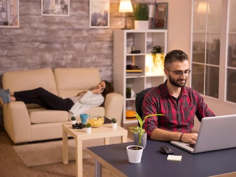work from the comfort of your home